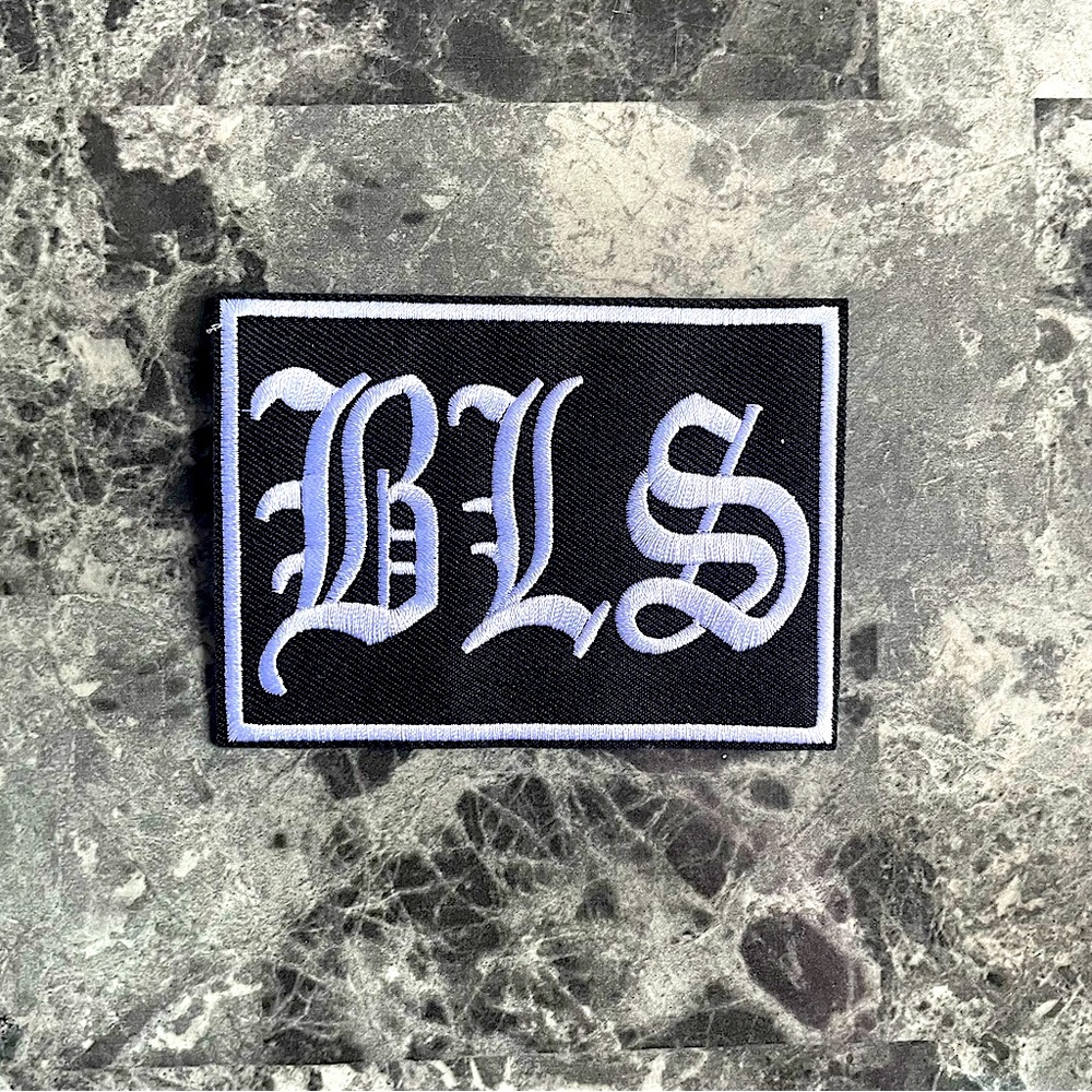 Black Label Society (BLS) Embroidered Iron-on Patch